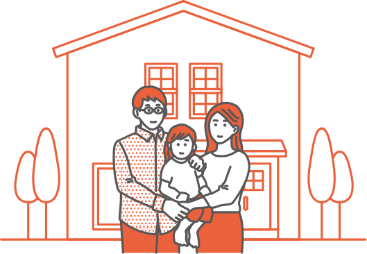 家族のイラスト